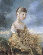 Thomas Gainsborough Margaret Gainsborough Gleaning oil on canvas